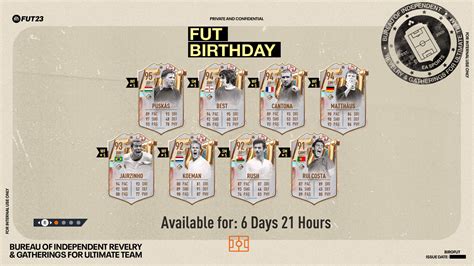 FIFA 23 FUT Birthday token tracker and complete。